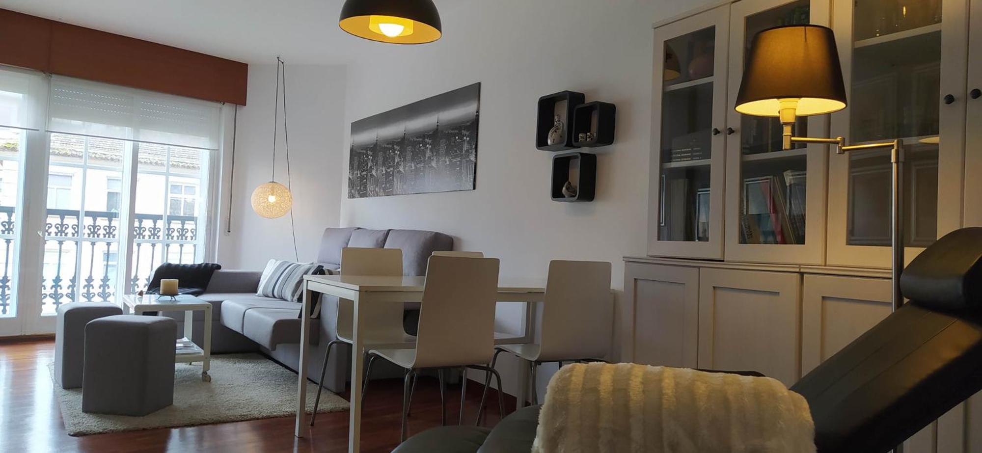 Moderno Y Luminoso 2 Dormitorios Con Todas Las Comodidades En Pontevedra Ciudad Eksteriør billede